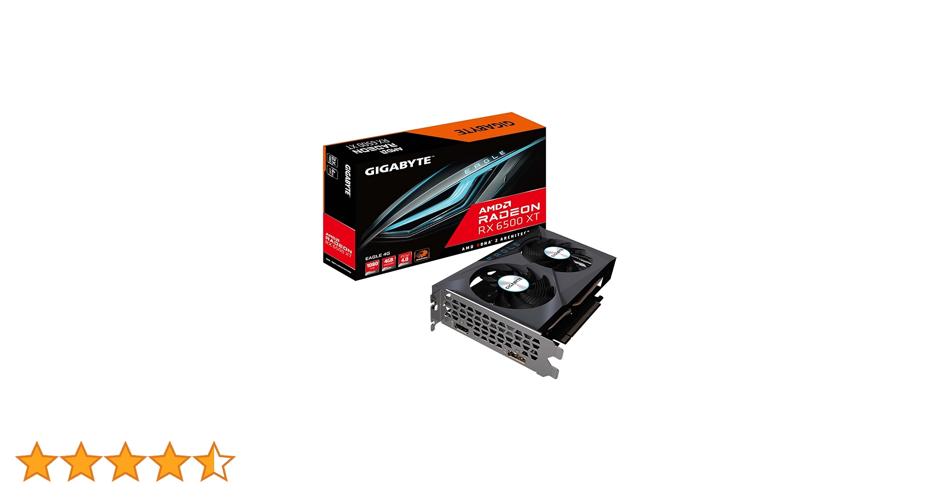 Amazon | GIGABYTE Radeon RX 6500 XT Eagle 4G グラフィックスカード Amazon | GIGABYTE Radeon RX 6500 XT Eagle 4G グラフィックスカード